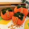 In the Year of the Snake 2025, good persimmons are in season. Pillows, large persimmons, popular plush gifts, creative gifts, home decorations, Spring Festival Specification image